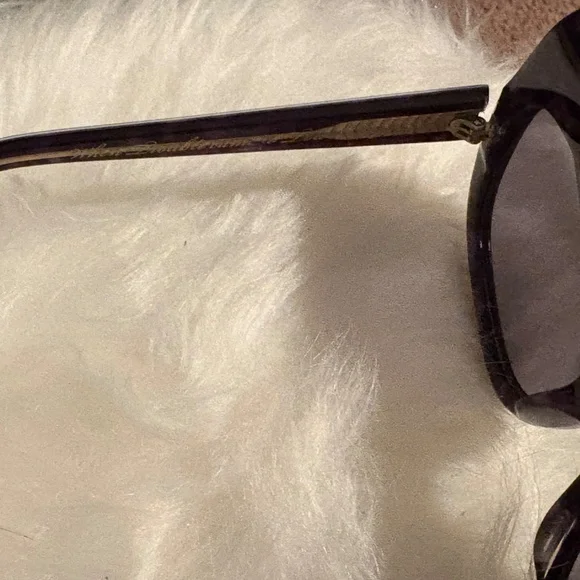 Anna-Karin Karlsson black and purple leopard preowned sunglasses - Picture 6 of 16